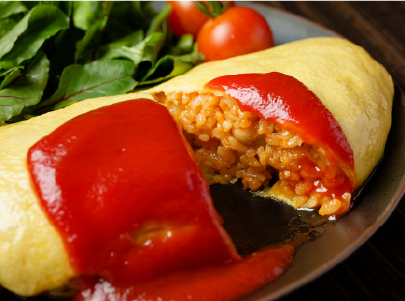Omelet with Fried Rice